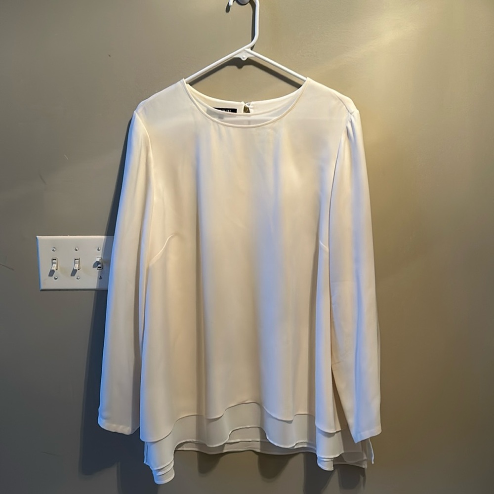 Lafayette 148 silk blouse